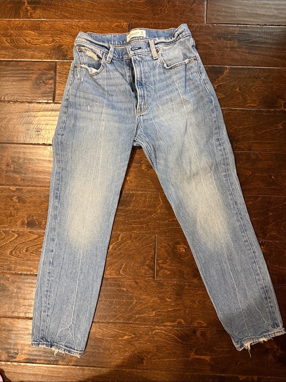 Abercrombie & Fitch Light Blue Straight Leg Women's Jeans